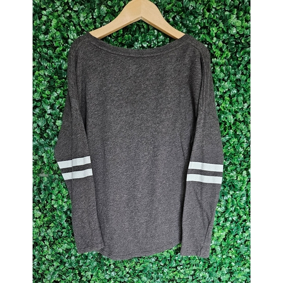 FREE WHEN ADDED TO BUNDLE Navy Girls 3/4 quarter sleeve top - Picture 2 of 2